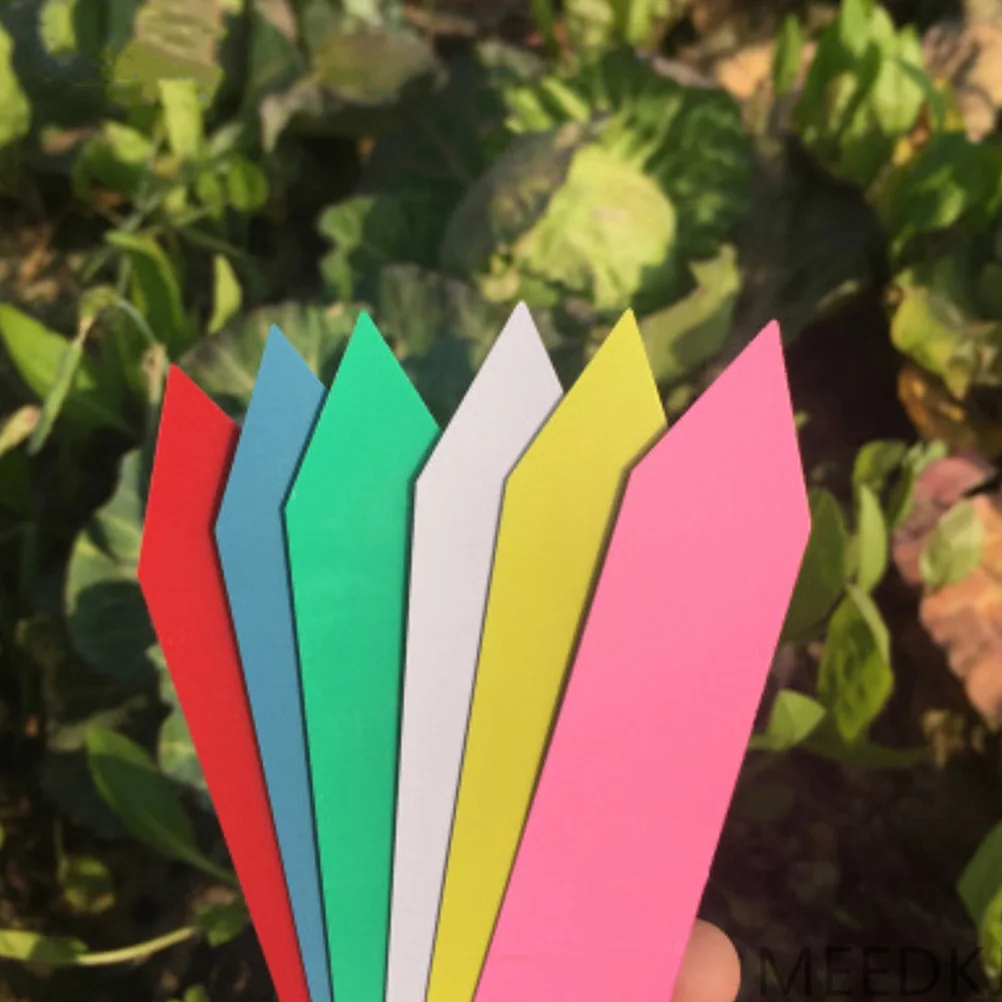 

1 set Plant Labels Tags PVC Durable Waterproof Marking Tag Vegetable Category Label Lawn Ornament Gardening Stakes Seedling
