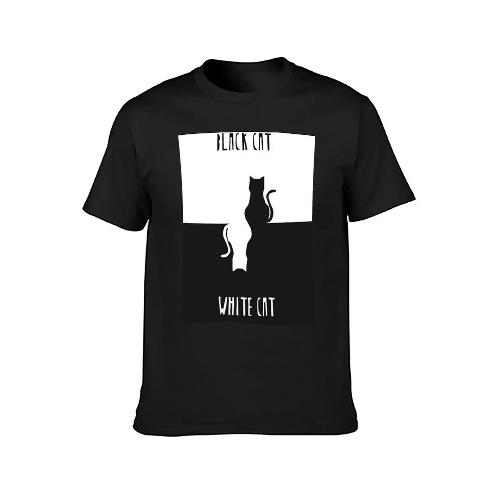 Black Cat White Cat by Emir Kusturica Movie Poster T-Shirt sports fans boys animal print customs anime black t shirts for men