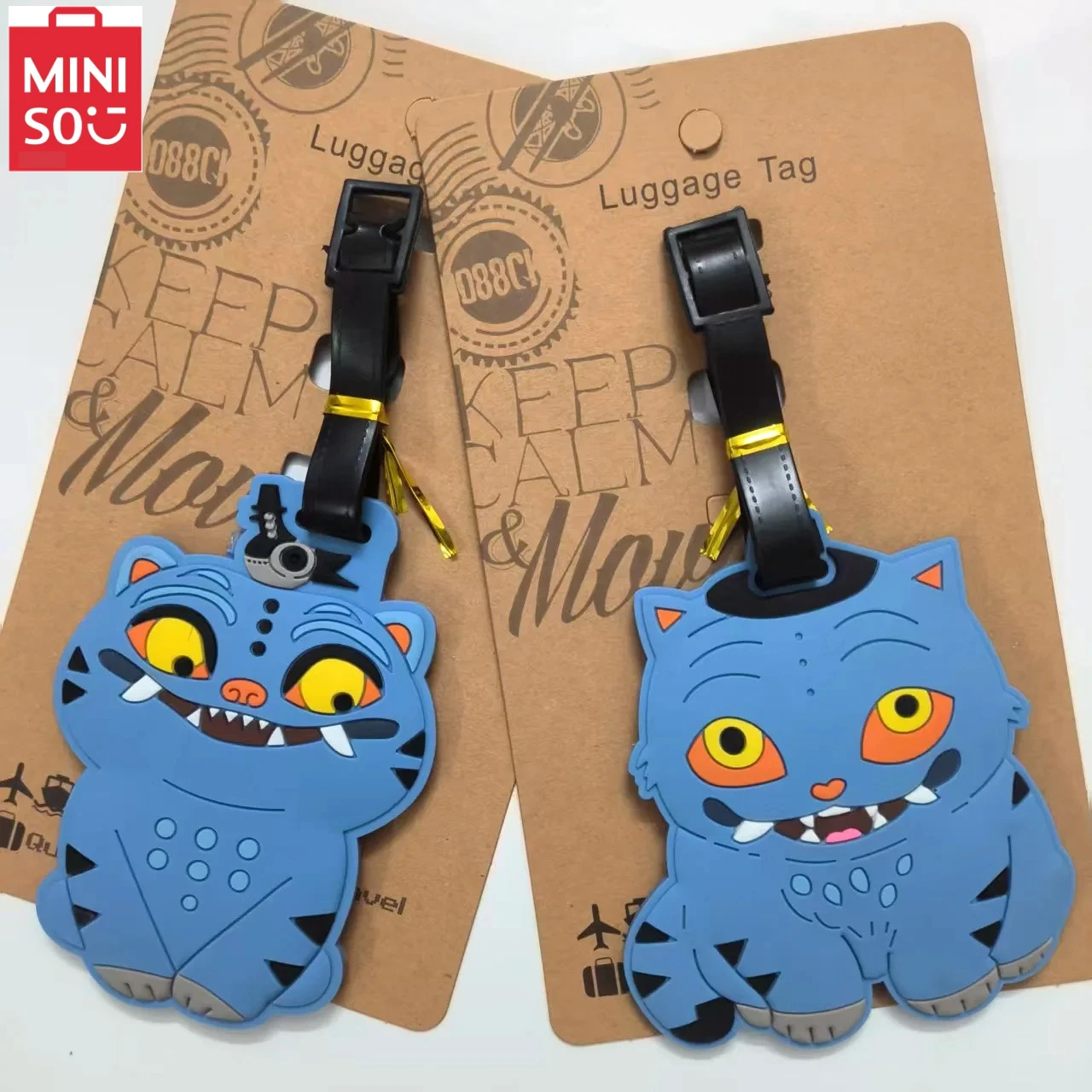 

K-POP Witch Hunter Group Tiger Design Luggage Tag, Durable Silicone Travel ID Tag for Suitcase, Backpack, Bag, Fan Collection