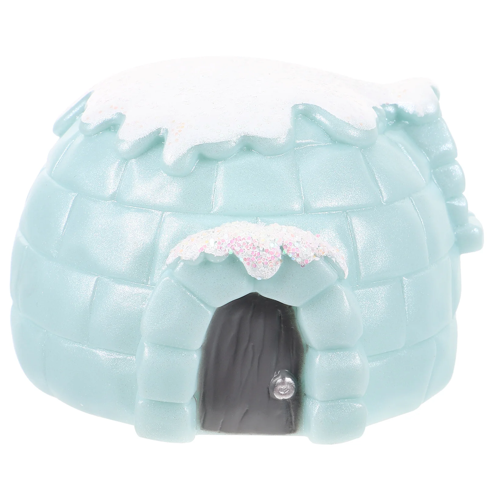 

Igloo Ornaments Christmas Decor Ice House Simulated Decorations Craft Animal Child