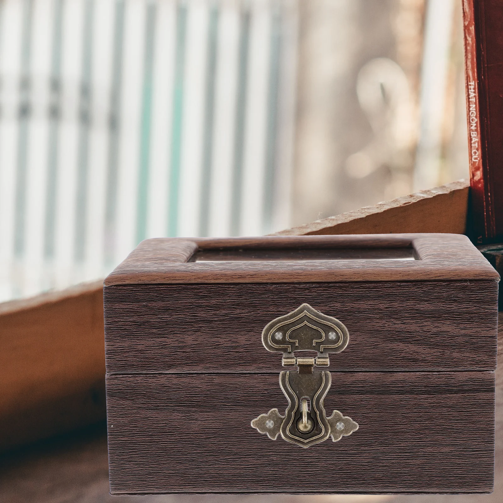 

6Pcs Vintage Metal Hasp Latch Jewelry Box Buckle Lock Durable Zinc Alloy for Gift Small Cabinet Hasp Latch Jewelry Box Lock