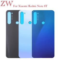 New For Xiaomi Redmi Note 8T Battery Back Cover Rear Door 3D Glass Panel For Redmi Note8T Housing Case With Adhesive Replace