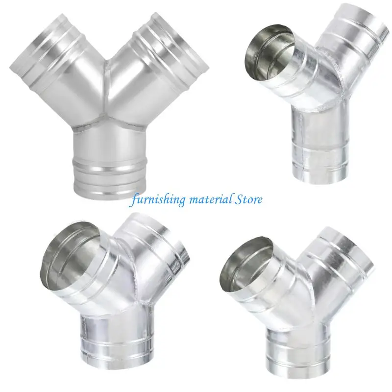 Y5GD Multiple Purpose Galvanized Steel Y Branch route Pipe Component 45 Degree Position