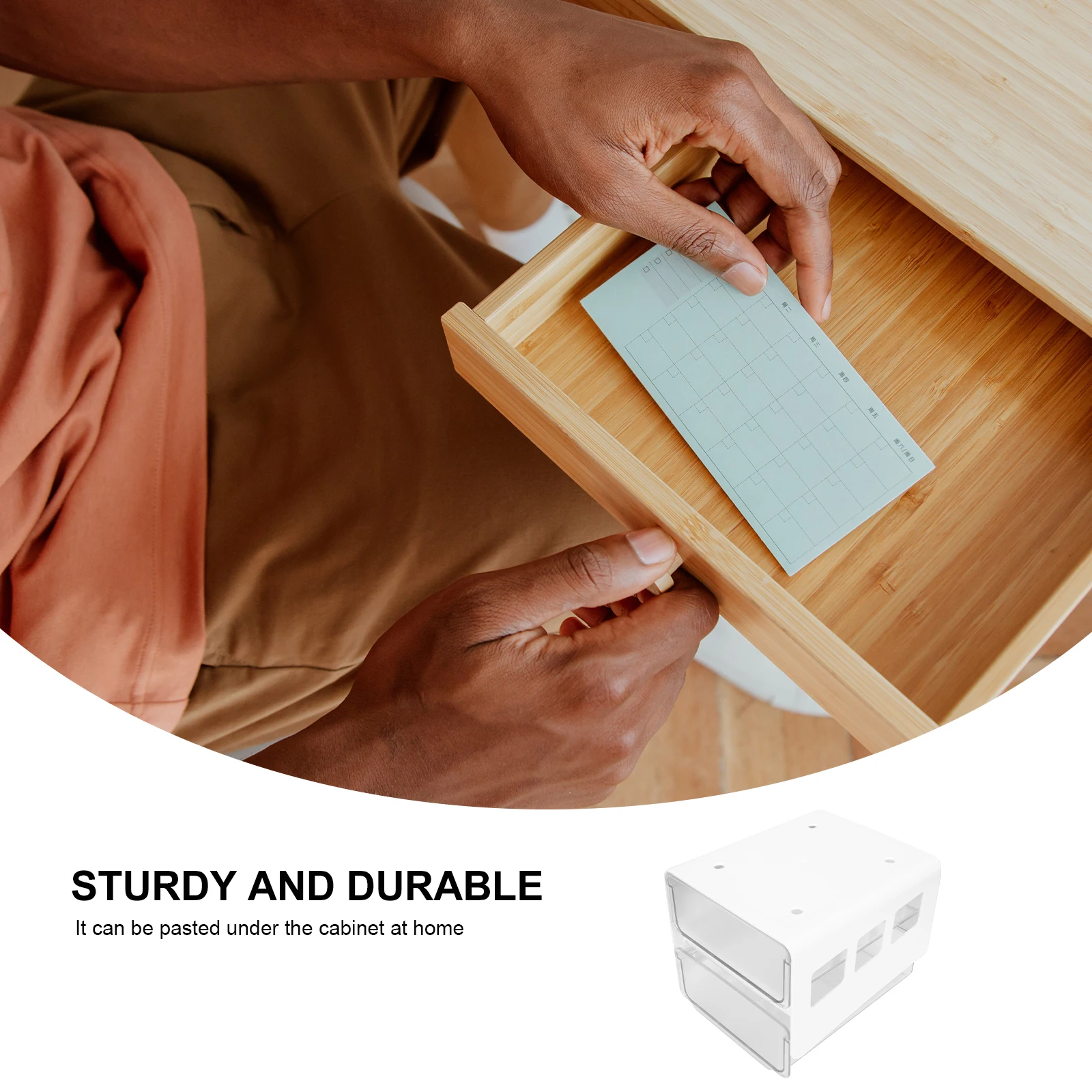 

Drawer Storage Box Desk Organiser Desktop Boxes Office Organizer Plastic Stationery Containers with Drawers for