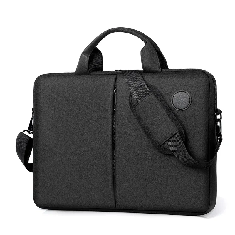 Fashion Solid Color Laptop Bag, Lightweight Waterproof Computer Case, Portable Business Briefcase for Men Women
