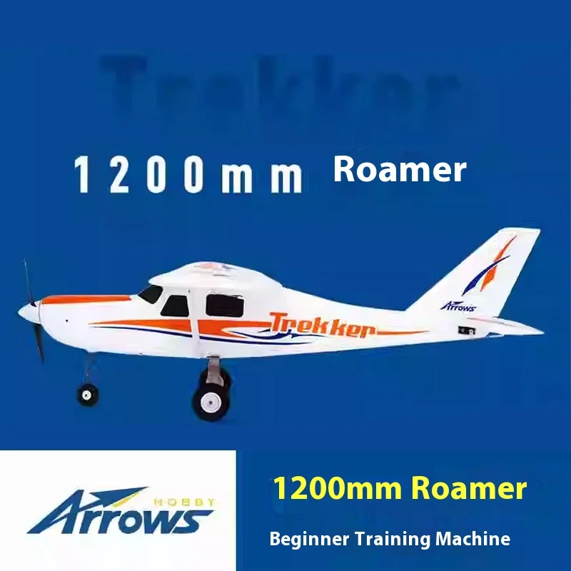 

Модель Blue Arrow 1200 мм Rover для начинающих с фиксированным крылом, собранная электрическая модель с дистанционным управлением, обучающая пенопластовая машина
