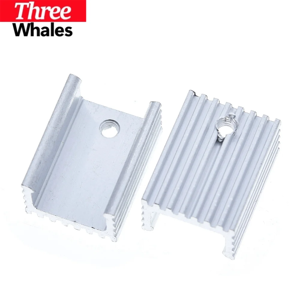 THR 10/30/50pcs Aluminium TO-220 Heatsink TO 220 Heat Sink Transistor Radiator TO220 Cooler Cooling 20*15*10MM
