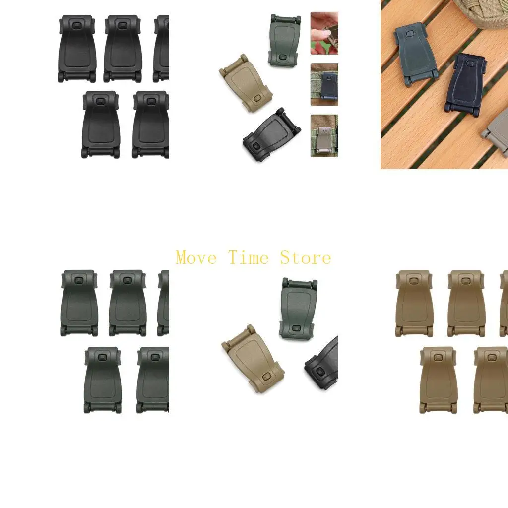 

92ME 5 шт., соединительная лямка с фиксированной пряжкой, зажим для лямок, аксессуары, пряжка для ремня, кнопка, набор пряжек