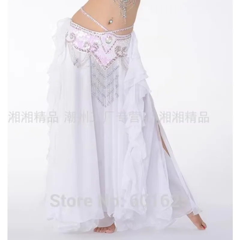 Angepasst Neue Bauchtanz Rock Undercover Halbe Länge Langes Kleid Sexy Weibliche Praxis Leistung Kostüm Tanz Hüfte Wrap Rock