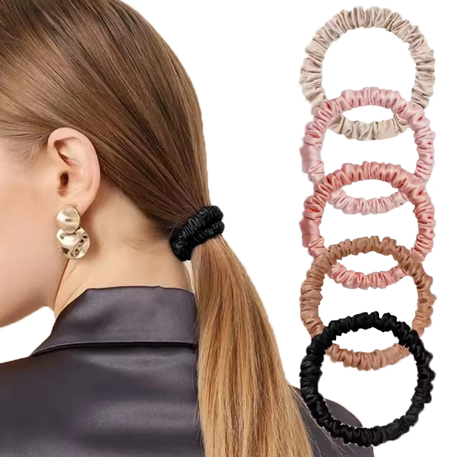 

Резинки для волос ручной работы для женщин, модные резинки для волос, мягкие ленты для волос, новые аксессуары для волос для девочек