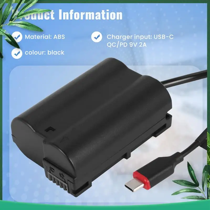 (جديد) EN-EL15 الدمية بطارية تيار مستمر محول التيار المتردد الطاقة لنيكون D7000 D7100 D7200 D750 D800E D810A Z5 Z6 Z7 II شاحن الكاميرا