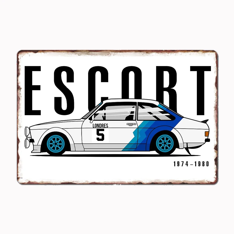 

RS1800 RALLY LEGEND Race Car Racer Retro Metal Sign Poster Garage Indoor Room Decor Club Tin Home Wall Decor