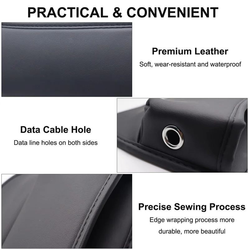 

Lasting 2Pack Car Seat Space Filler, Leather Car Seat Organizer,Universal Fit Car Seat Storage Box, Adjustable Seat Space Filler