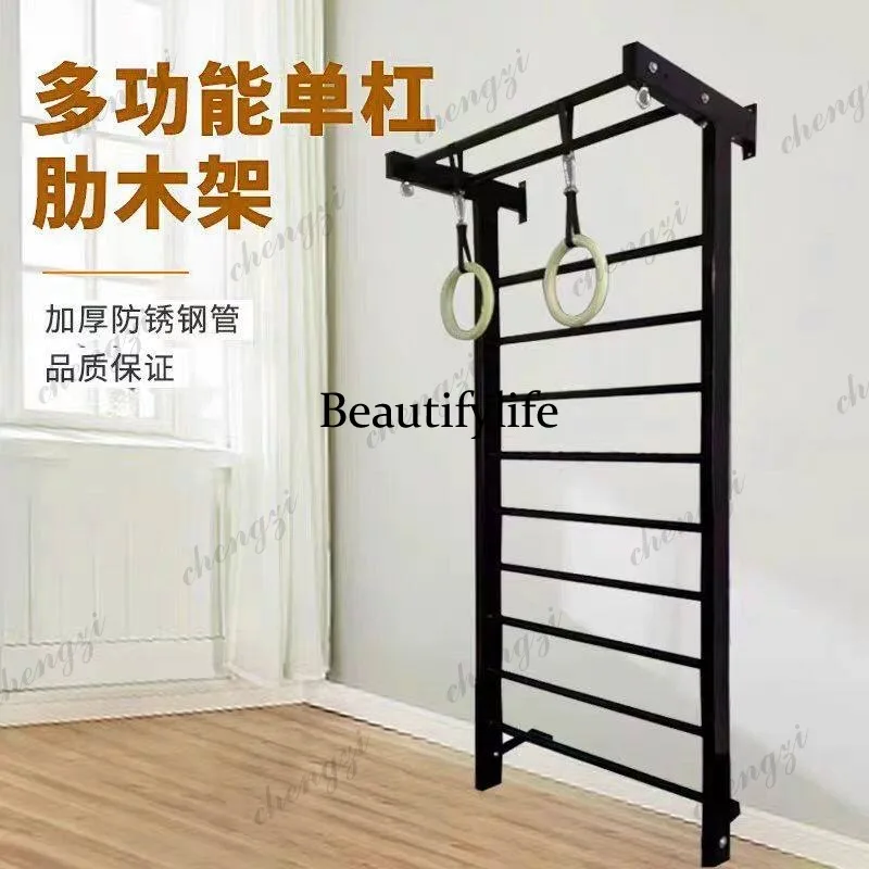 Rib frame Indoor household sports equipment Pull-up wooden frame training Rehabilitation Fitness