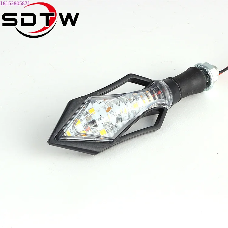 

Motorcycle accessories, arrow-shaped LED running water turn signal, driving brake light, flashing turn signal light
