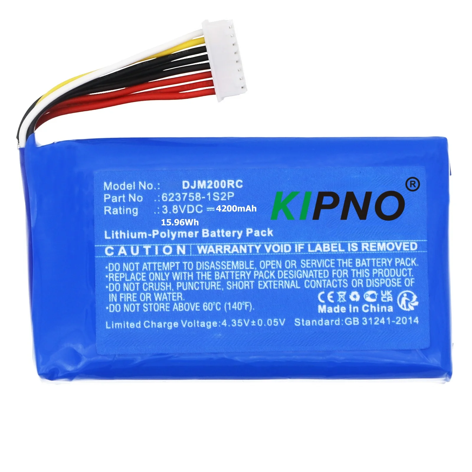 

KIPNO 3.8V 3600mAh Remote Controller Battery 623758-1S2P for DJI Mavic 2 Pro Remote Control +TOOL
