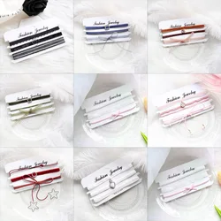 Fashion Lace Chokers for Girl Lady Women Bithday Gift Velvet Weaving Star Bow Heart Pink Red Black Colourful Necklaces Jewelry