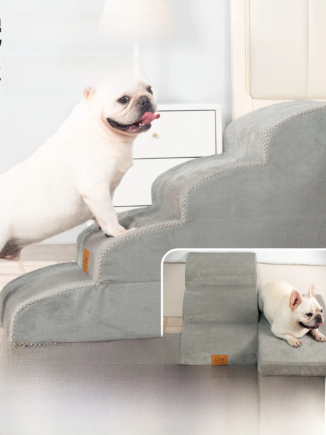 

Adjustable Pet Staircase Sofa Pad for Dogs ly Dogs Small Dogs Easy to Remove And Wa Non-Slip Bot All Season Use