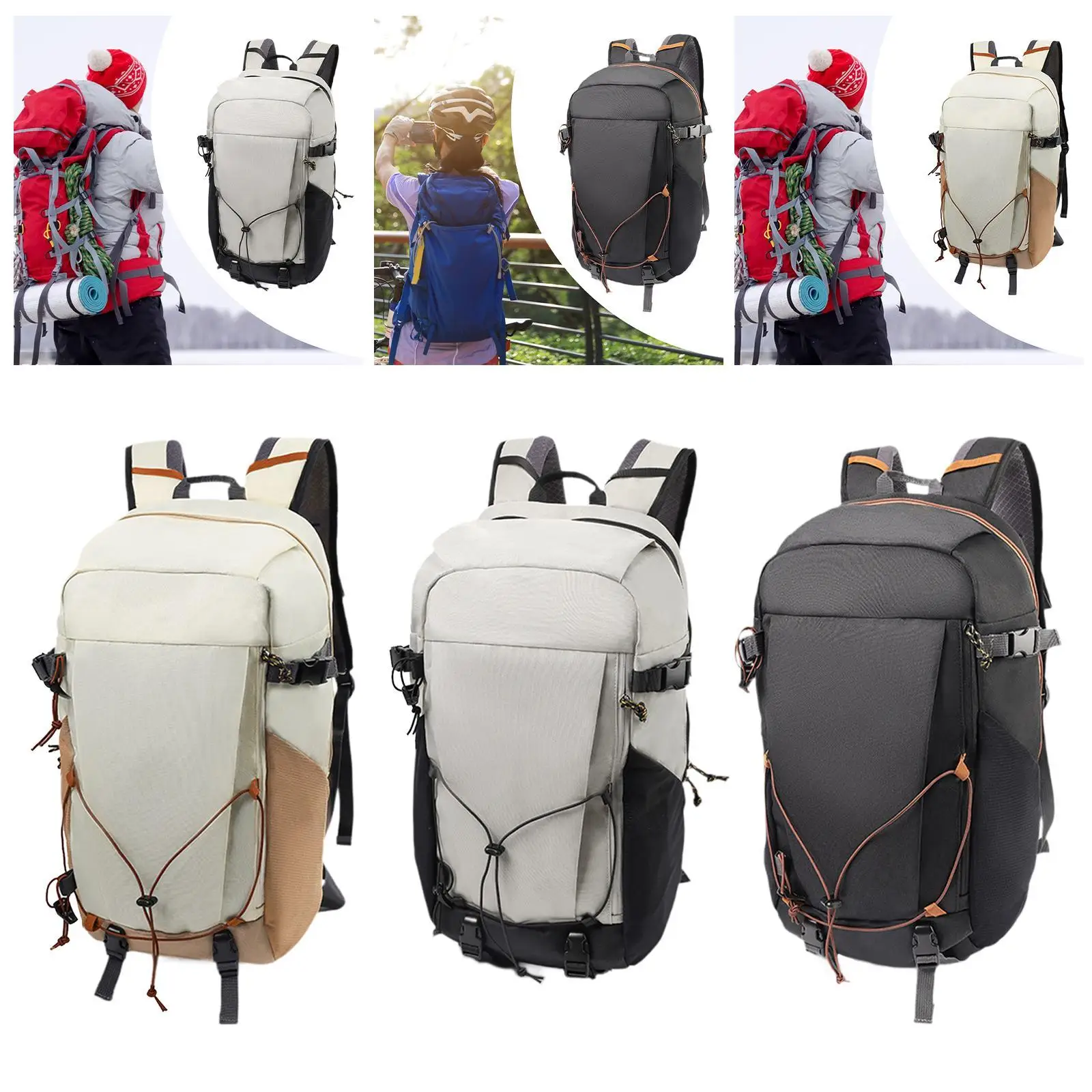 Outdoor Sports Backpack 30 L Capacity with Adjustable Straps Rucksack for Camping Fishing Holidays Backpacking Birthday Gift