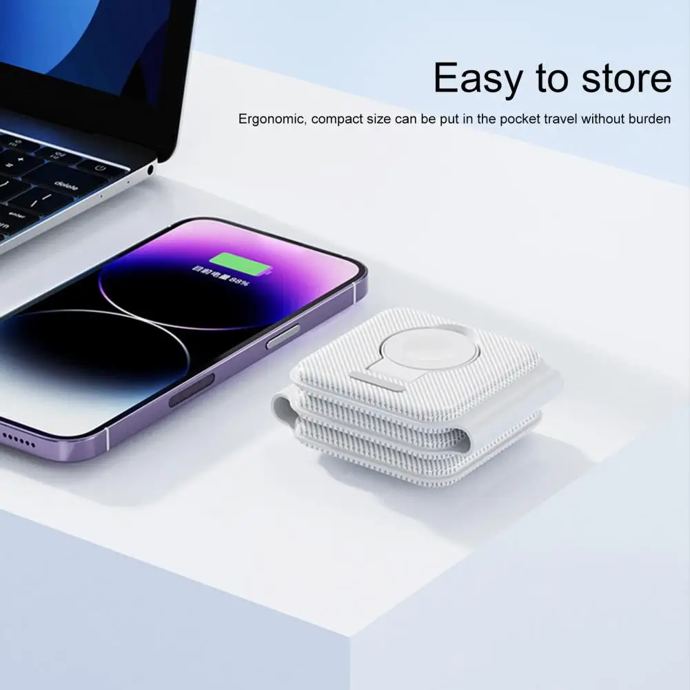 Soporte de cargador inalámbrico profesional, estación de carga inalámbrica ergonómica portátil de alto rendimiento, suministro de oficina