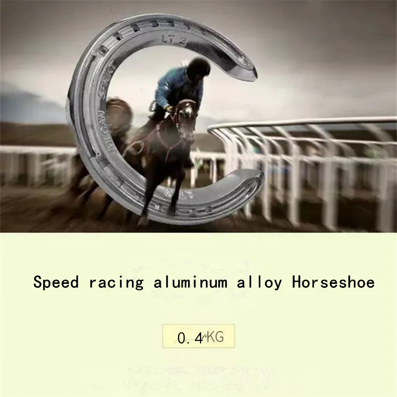 

4 soles 24 nails Aluminum alloy horseshoe iron horseshoe speed racing horse shoe nail horse equipment horse harness supplies