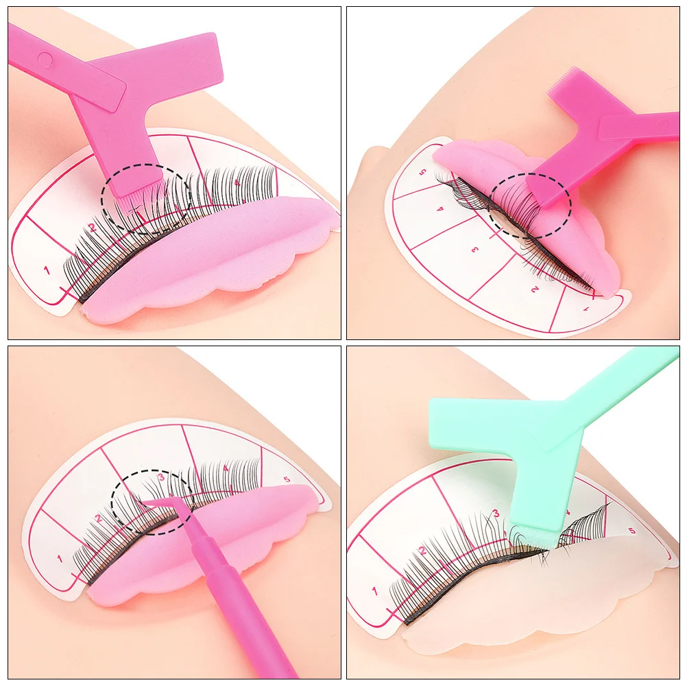 60 個ラッシュリフトツールプラスチックまつげ移植ブラシスティックまつげエクステンション補助ツールプロの美容用品ホームサロン