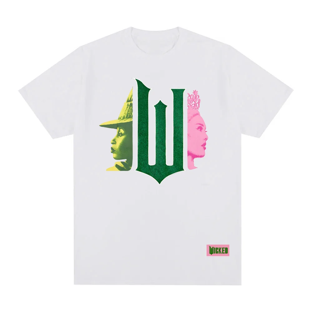 

Christma Wicked For Good 2026 new T-SHIRT American epic song and dance fantasy movie tops Summer 100%Cotton High Quality Tshirt