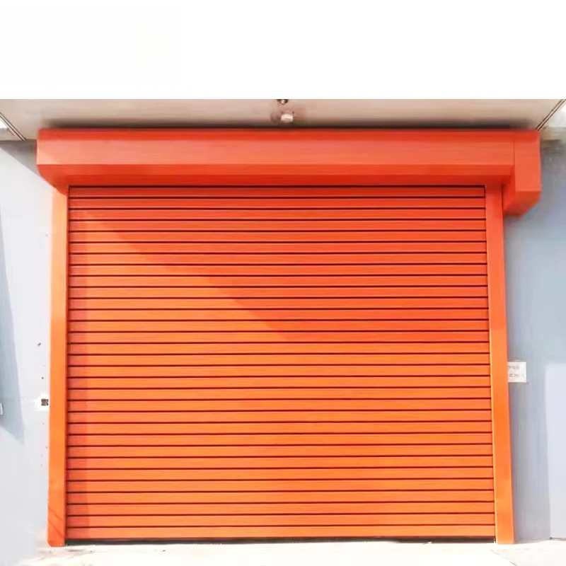 Custom Industrial Automatic Aluminum Metal Rapid Rolling Door Automatic Rolling Shutter Door Fast Aluminum Rolling Shutter Door