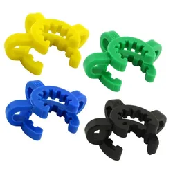 5pcs/lot Lab Use Keck Clip 10mm 14mm 19mm Colors Keck Clamp