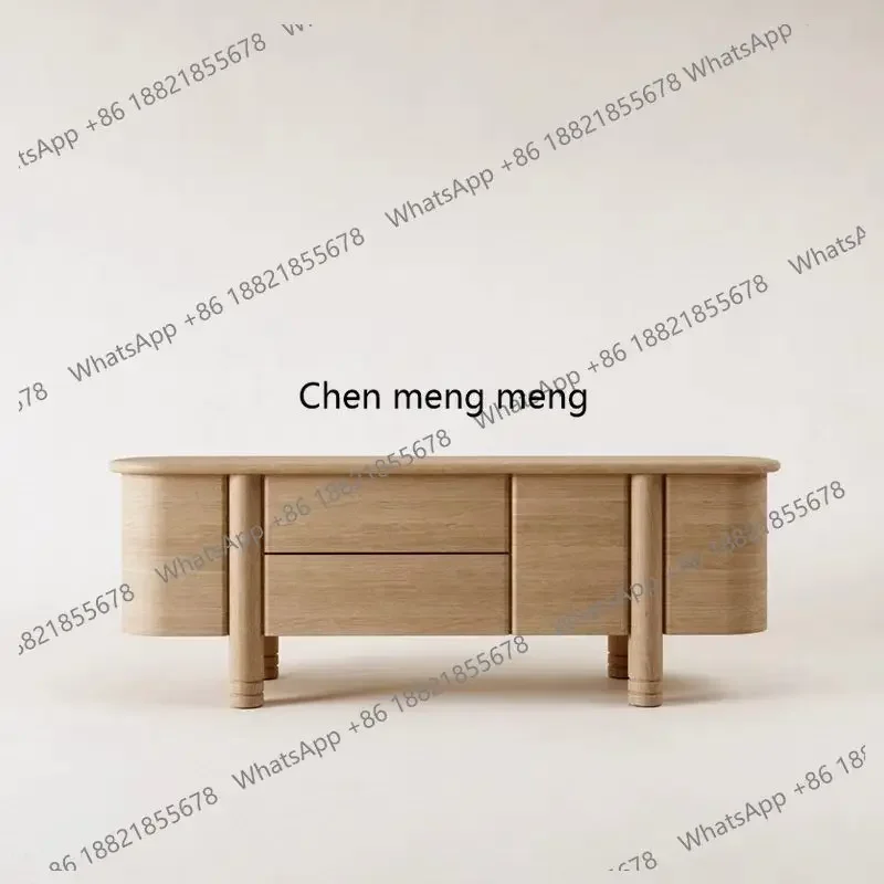 

Wabi-Sabi Style Sideboard Vintage Entryway Nordic Sideboard Designer Storage Cabinet Model Home