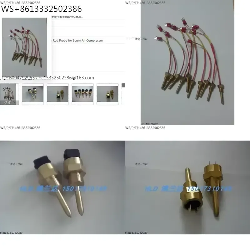 Temperature Sensing Rod Probe for 98612-126 Screw Air Compressor