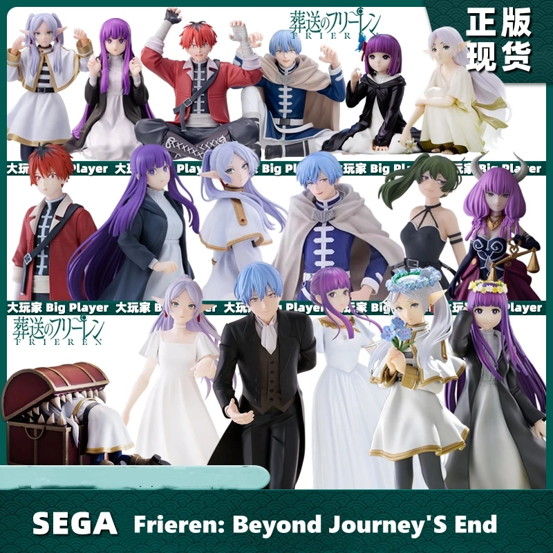 

Sega Frieren: Beyond Journey'S End Frieren Himmel Desktop Decorative Anime Figure Model Stark Fern Anime Gift