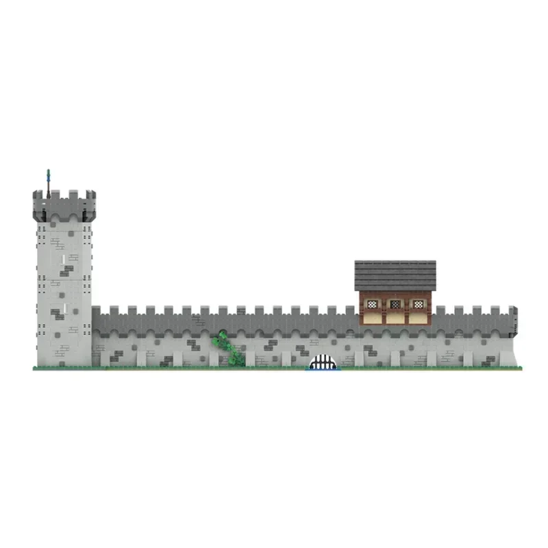 Décennie s de Construction Modulaires de Château Médiéval, Briques MOC, Forteresse Murale, Technologie Multipack, Cadeau de Noël, Jouet à Assembler Soi-Même