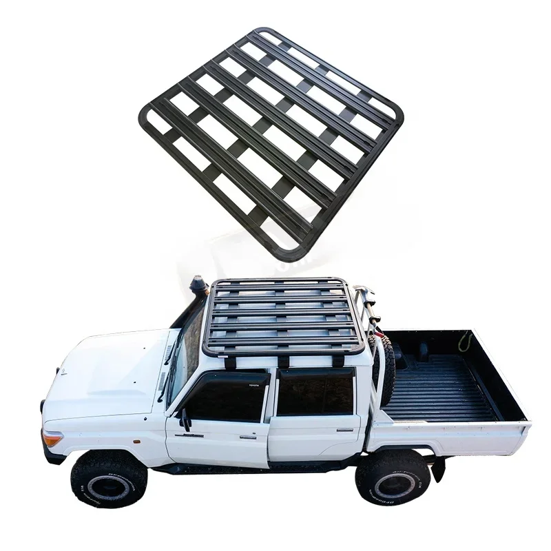 Aluminum Car Roof Racks Flat Roof Rack For LC79 Land Cruiser 79 Pick Up