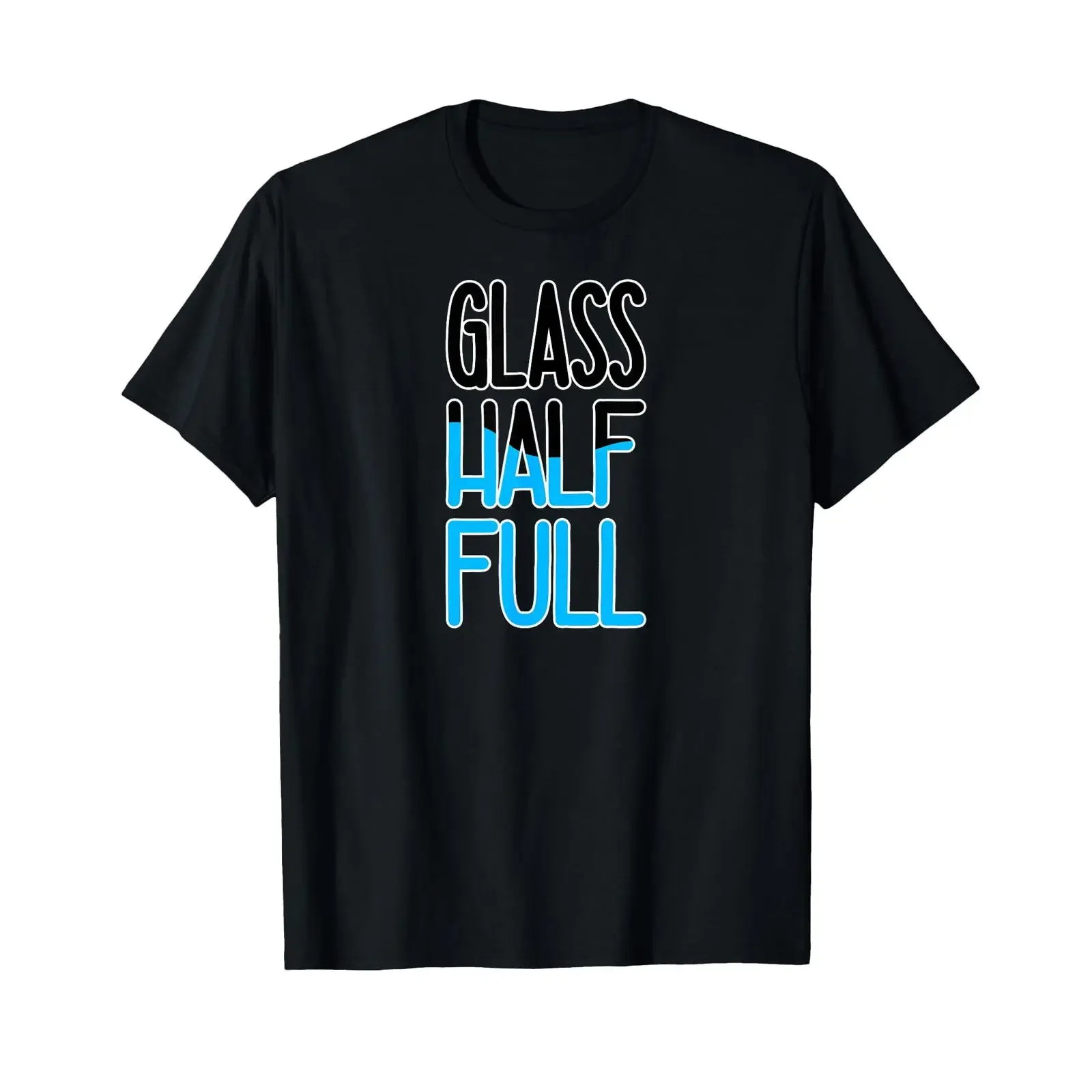 T-shirt vintage "Be Optimistic" en verre, effet délavé, coupe légèrement ample, idéal pour le quotidien, streetwear, doux, pour homme, mode polyvalente