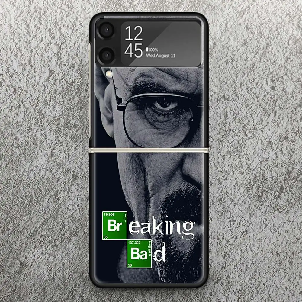 Breaking Bad WalterWhite Zflip4 Zflip5 Phone Case For Samsung Z Flip3 Flip4 Flip5 5G ZFlip 4 5 3 Cover Cellphone Shell Fundas