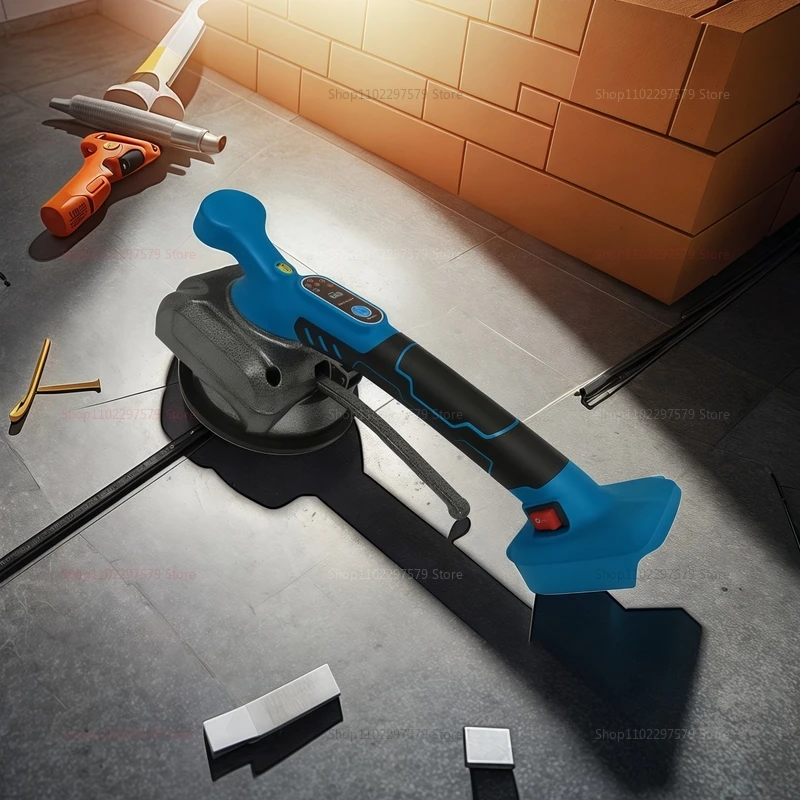 

Беспроводной автоматический вибрационный инструмент для выравнивания плитки для самостоятельной укладки плитки на стену и пол, совместимый с аккумулятором Makita 18В