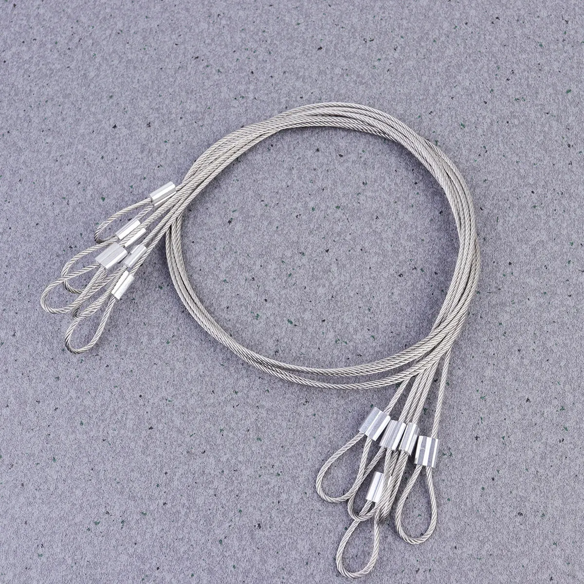 

6Pcs Steel Wire Camera Lanyards Durability Flexible Loop for Action Cameras Padlocks Bags Suitcases Accessories