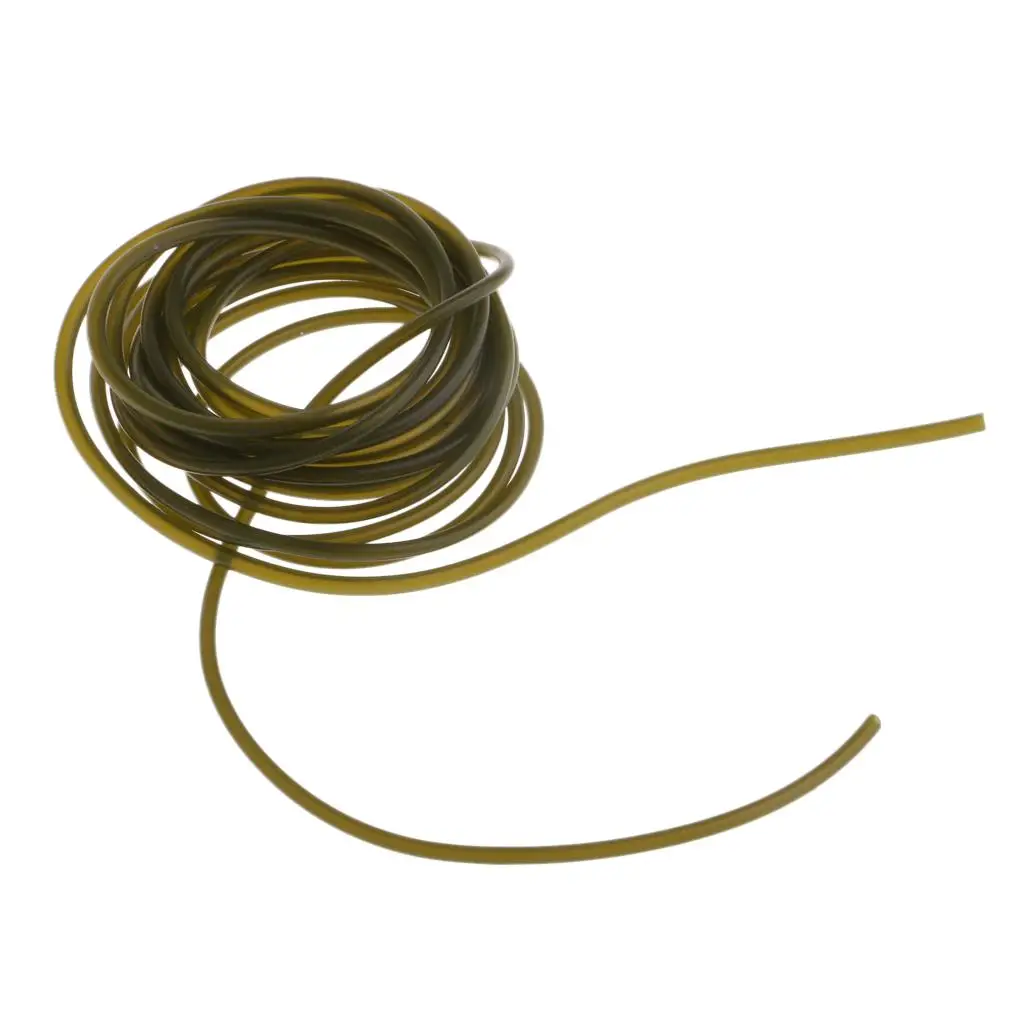 2 meters Soft Rubber Carp Fishing Rig Tube Sleeves Hook Lines Connector Protect Knots and Rig Components Fishing Tackle Access