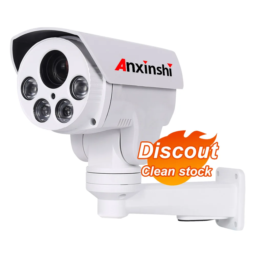 Anxinshi 1080p Analog Camera 4X Zoom Full Color Night Vision Security Bullet Camera IP66 Waterproof Outdoor Stock Clean Up