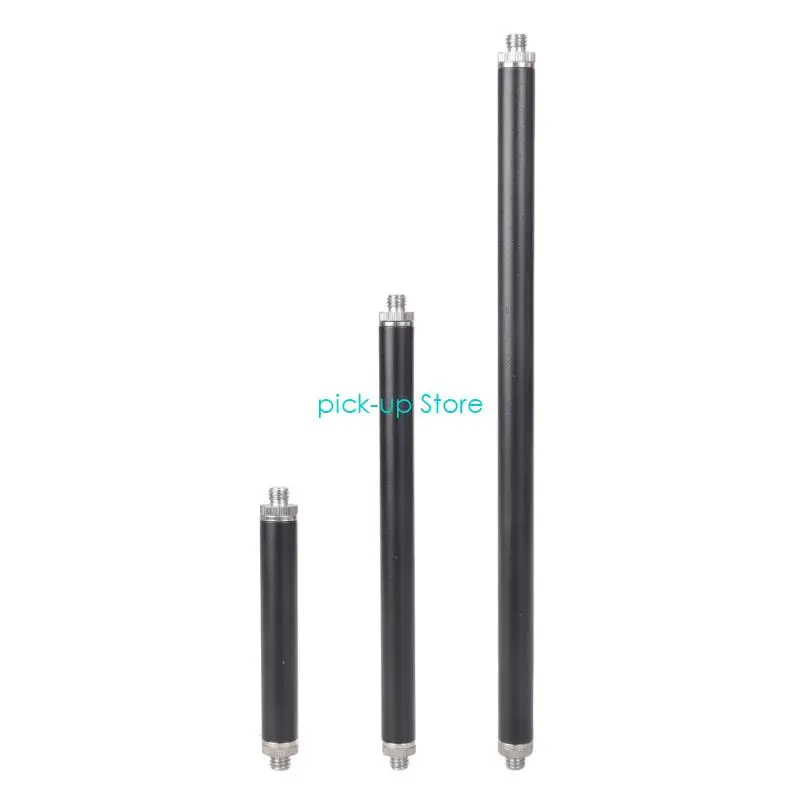 

Q5WA 1 Set Double Ended 1/4-20 Thread Metal Extension Rod for Camera Accessories Camping Light with 1/4 to 3/8 Adapter