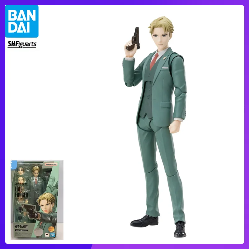 

In Stock Bandai S.H.Figuarts SPY×FAMILY LOID FORGER Original Genuine Anime Figure Model Toys Boy Action Figures Collection Doll