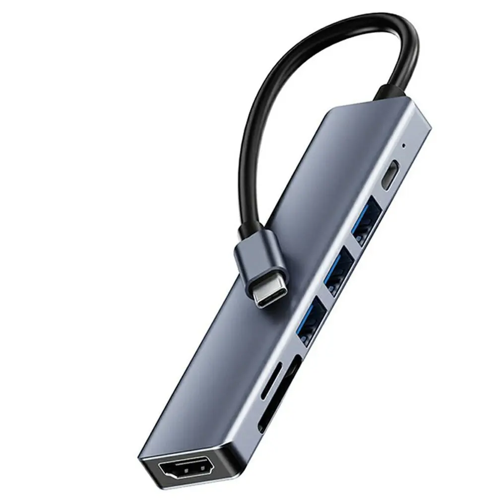 USB-концентратор 7 в 1 с портом Type-C на HDMI