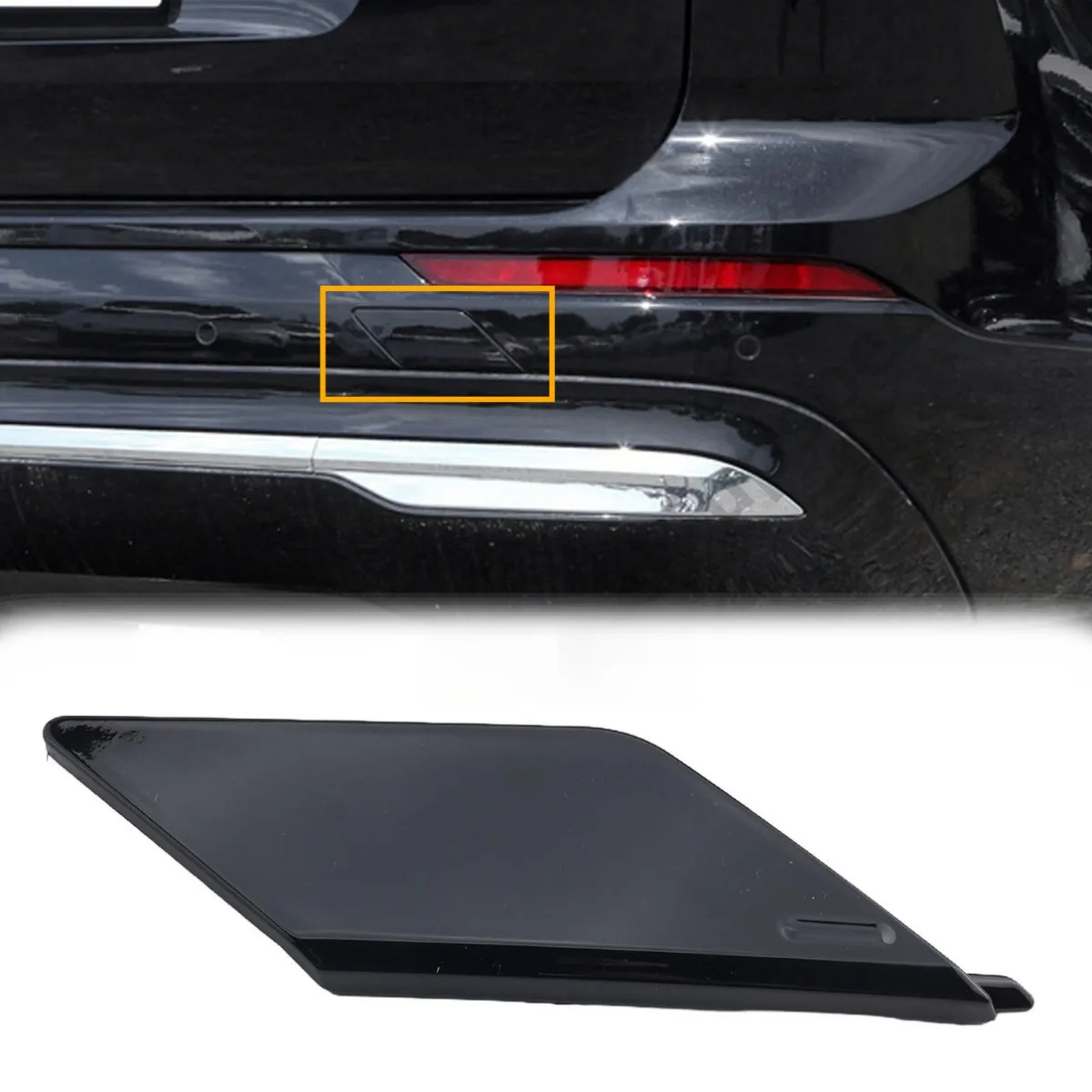 Black//Blue/White/Silver Rear Bumper Tow Hook Eye Cover For VOLVO XC60 2018-2023 31449210 39849034