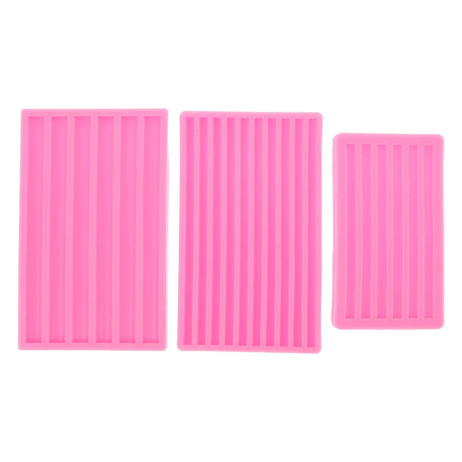 

3Pcs Silicone Wax Strip Mold Set DIY Craft Seal Stamp Supplies Manual Decorative Molds Wedding Holiday Home Projects