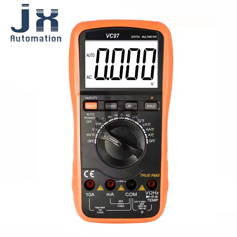

VC97 High Precision Automatic Range Intelligent Digital Multimeter Test Resistance Capacitance Voltage Current Meters
