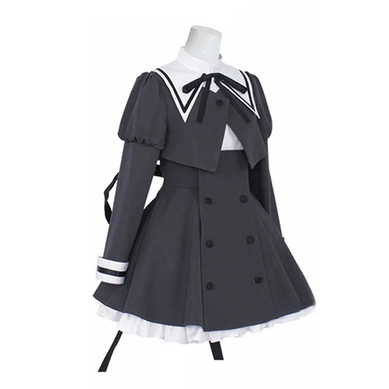 Hitotsuyanagi Riri Cosplay Dresses Assault Lily Bouquet Costume Lily Hill Women's Academy Schoolgirl School Uniform Skirt