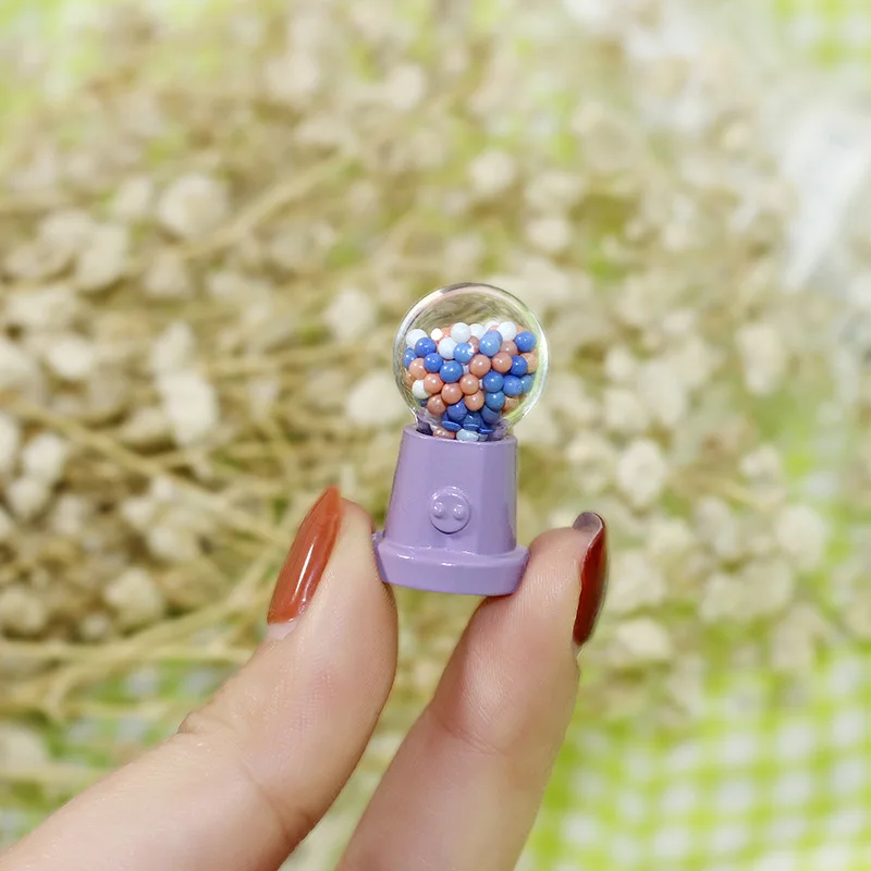 Ob11 Miniature Food Play Scene Toys Doll House Accessories 1:12 Colorful Candy Machine Candy Store Scene Photography Props Model
