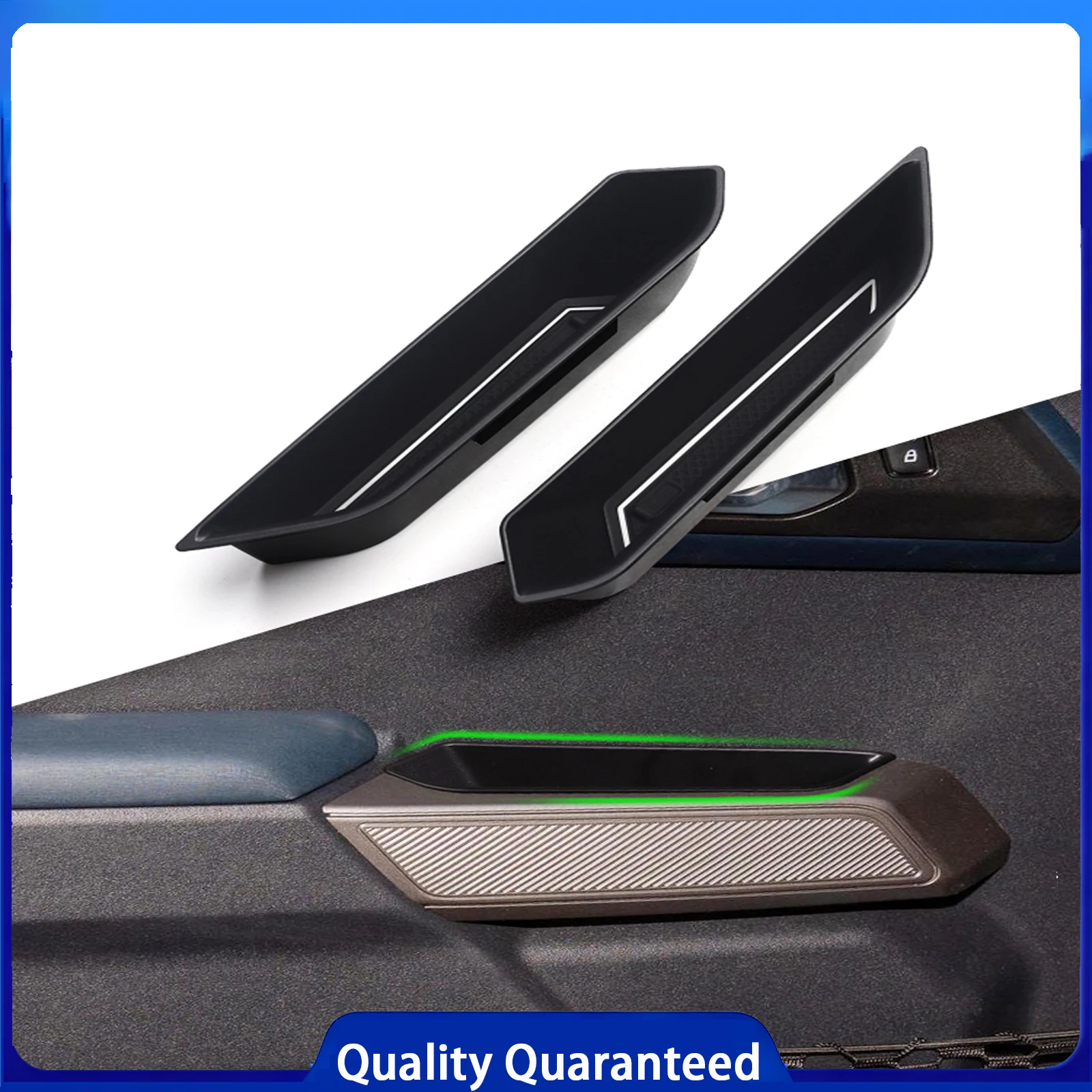 Front Door Handle Storage Box Accessories Car Side Door Holder Tray Organizer For Ford Bronco 2021-2024 2 Door 2pcs