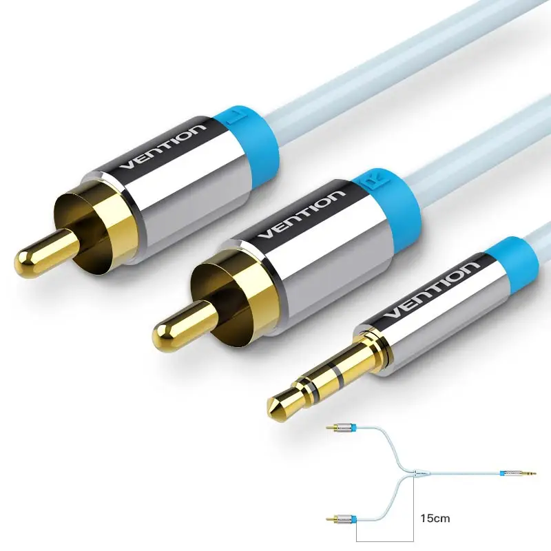 Vention RCA Jack Cable 3.5mm Jack to 2 RCA Audio Cable 2m 3m 5m10m 2RCA Cable For Edifer Home Theater DVD rca to 3.5mm Aux Cable